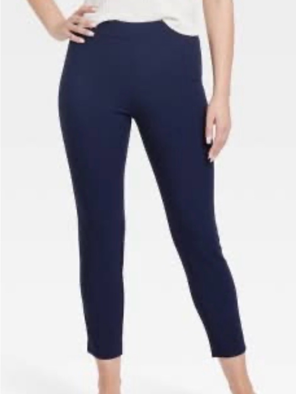 NWT a new day Navy Stretch Cropped Ankle Pants